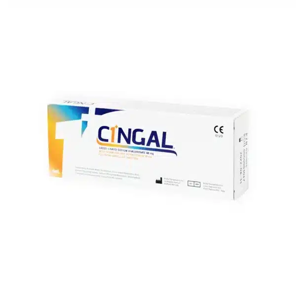 CINGAL — 88 mg sodium hyaluronate / 18 mg triamcinolone, 4 mL syringe